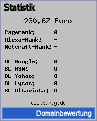 Domainbewertung - Domain www.party.de bei phpspezial.de/domain-bewertung-pro