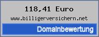 Domainbewertung - Domain www.billigerversichern.net bei phpspezial.de/domain-bewertung-pro