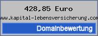 Domainbewertung - Domain www.kapital-lebensversicherung.com bei phpspezial.de/domain-bewertung-pro