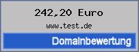 Domainbewertung - Domain www.test.de bei phpspezial.de/domain-bewertung-pro