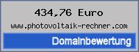 Domainbewertung - Domain www.photovoltaik-rechner.com bei phpspezial.de/domain-bewertung-pro
